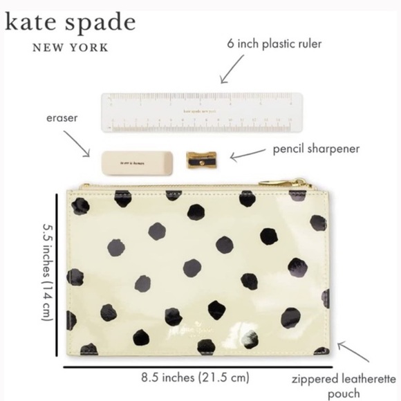 Kate Spade ♠️ Animal Print Pouch - NWT - Picture 3 of 9